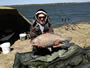 Keith Thompson with a 20 lb, 14 oz smallmouth buffalo caught during session 3 of the Wild Carp Club of Austin, North Texas.